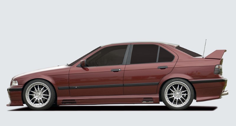 Achterspoiler BMW E36 Coupe without 3e remlicht Riege