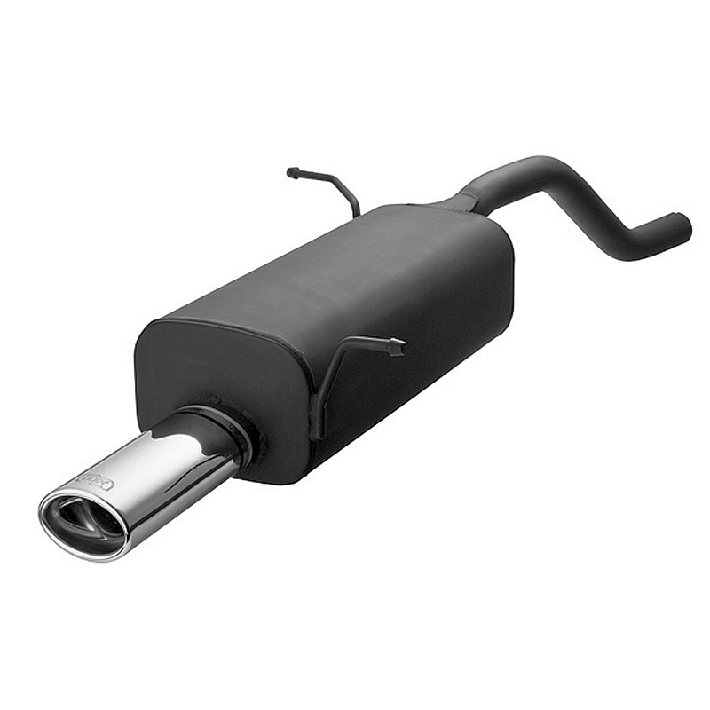 Sport exhaust  Ford Fiesta VII HB 1.25i 44/60kW 2008-2014 95x65mm