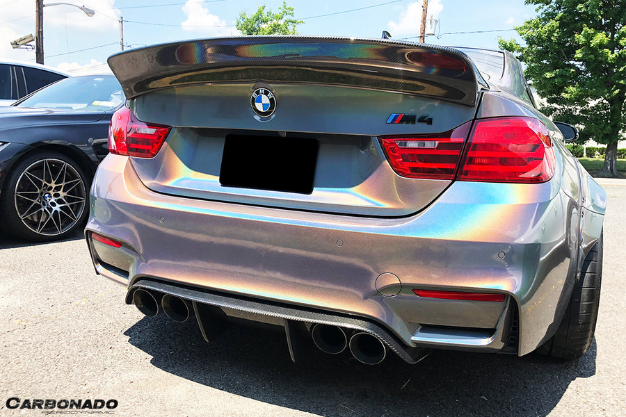 BMW F82 M4 Coupe DE Style Carbon Fiber Spoiler 2014-2020