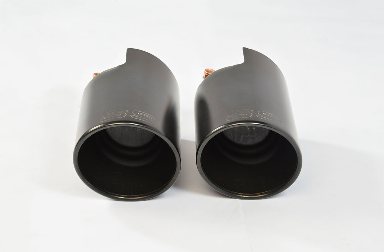 ALFA ROMEO GIULIA VELOCE Q4 2.0i Turbo (280 Hp) 2016 Endpipe kit Right OO100 - Left OO100 "Black"