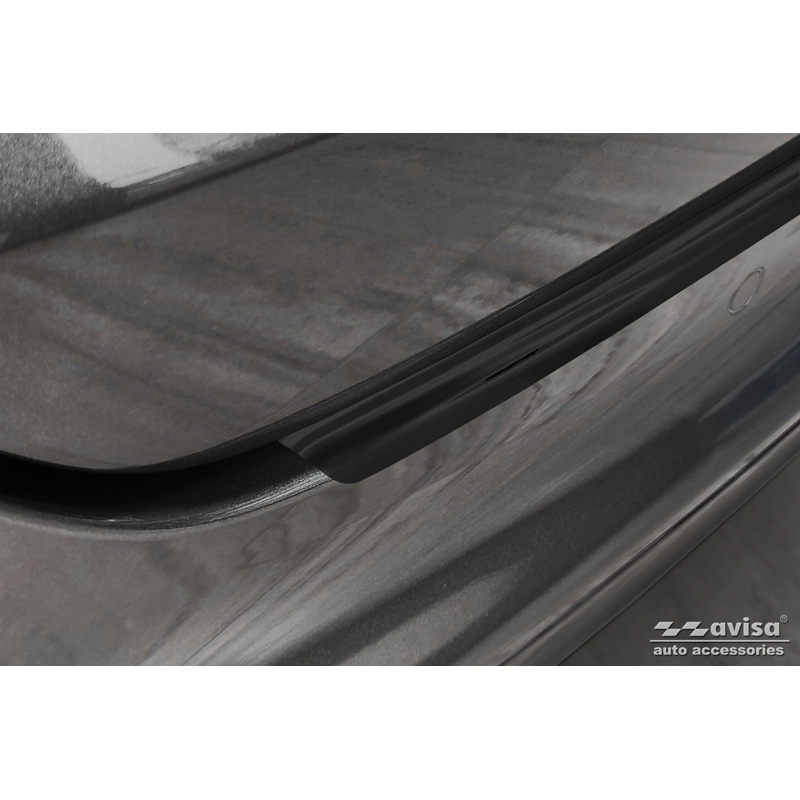 Zwart RVS Achterbumperprotector  Ford Mondeo V Hatchback/Sedan 2014-2019 & FL 2019- 'Ribs'