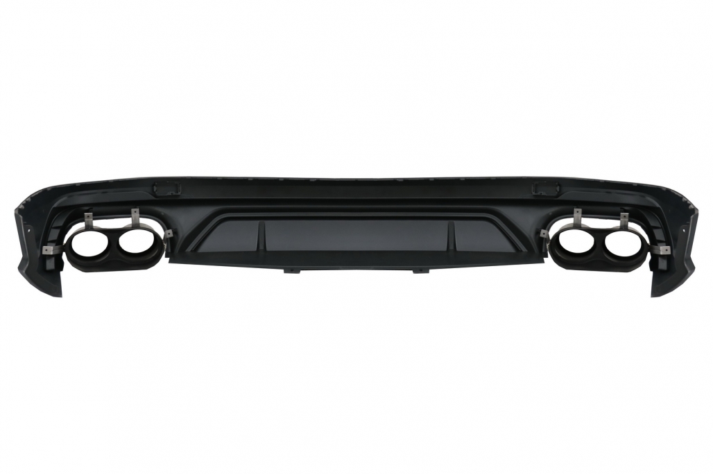 Diffuser SQ5 look Audi Q5 SUV FY S-Line (2018-2020) Zilver