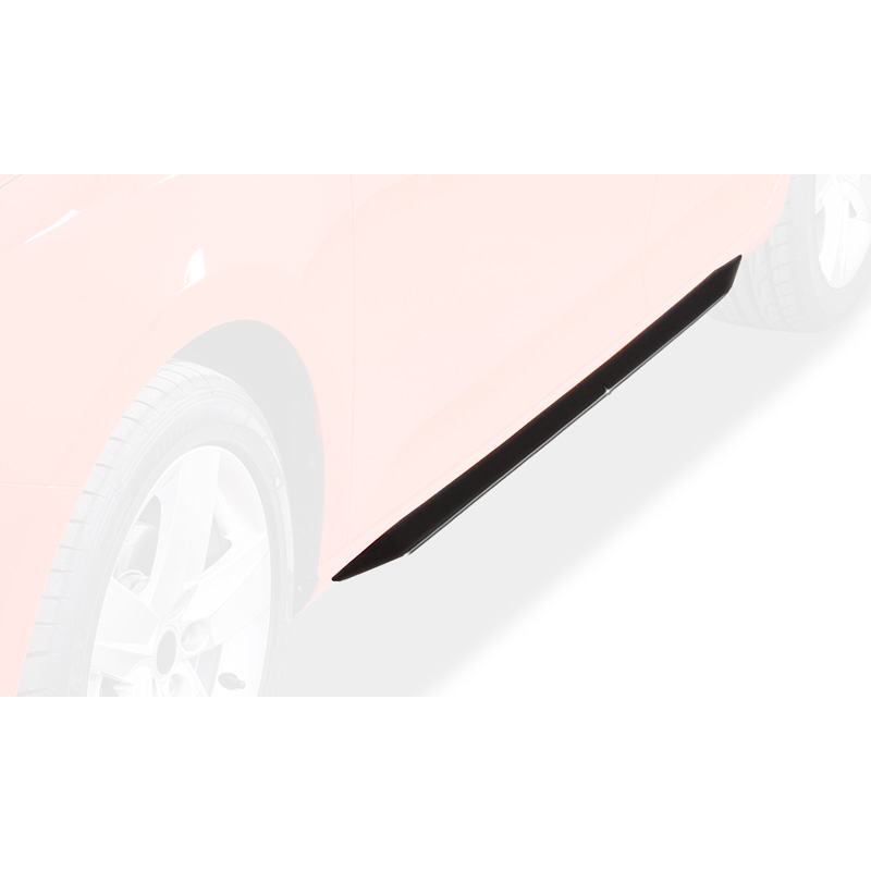 Side skirts 'Slim'  Skoda Rapid (NH) 2012-2019 (ABS glossy black)
