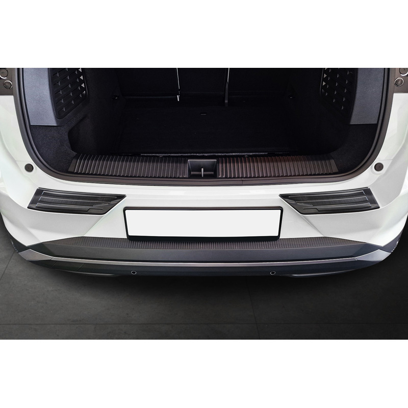 Avisa Black Stainless Steel Rear bumper protector  Renault Scenic E-Tech 2024- 'Ribs'