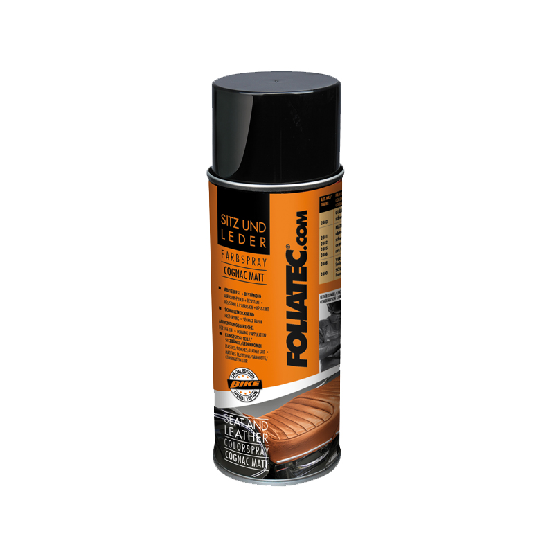 Foliatec Seat & Leather Color Spray - cognac matt 1x400ml