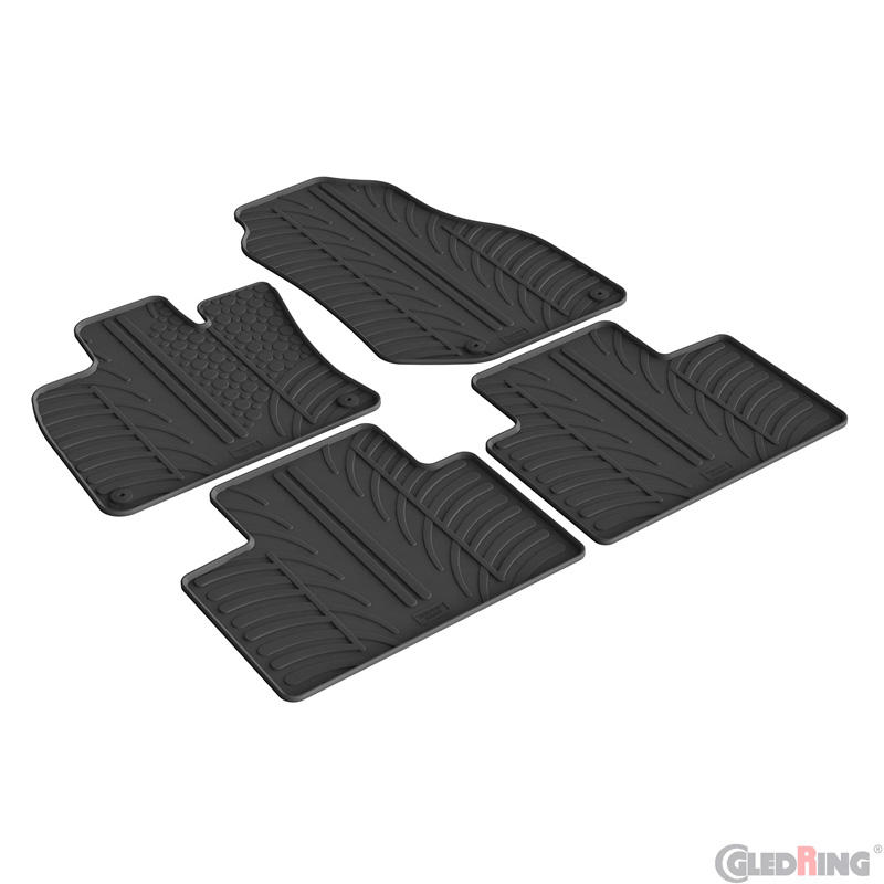 Rubbermatten  Lynk & Co 01 2021- (T profiel 4-delig)