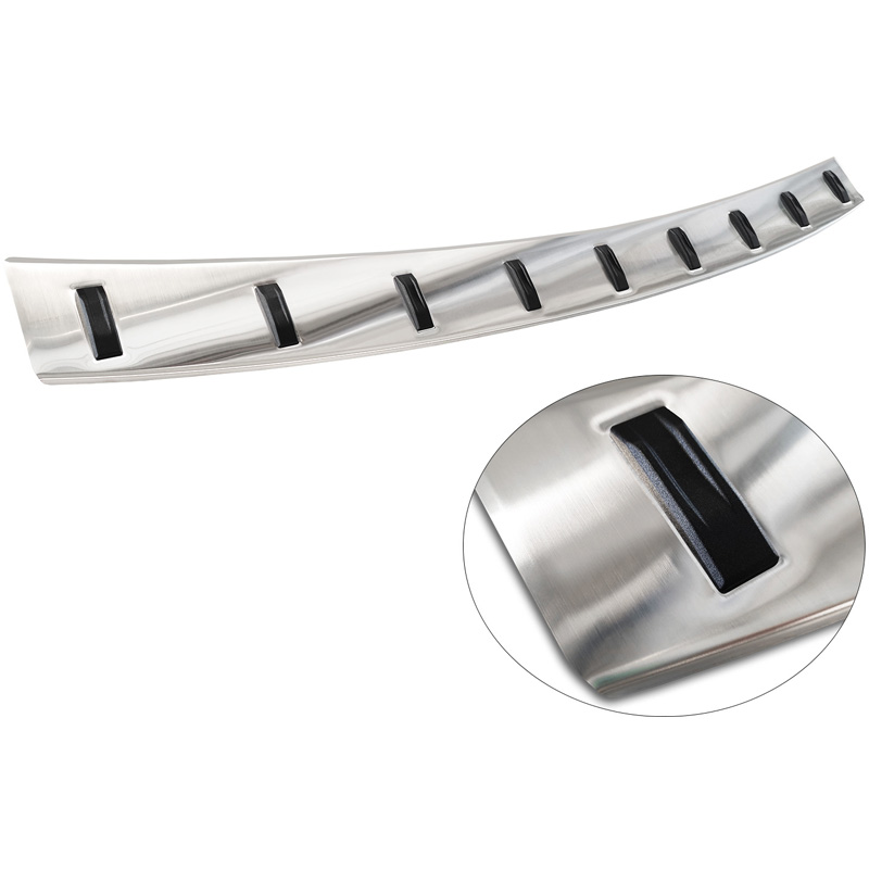 Stainless Steel Rear bumper protector  Volkswagen Passat Variant 2014-2019 & Facelift 2019-2023 (incl. R-Line/Alltrack) 'STRONG EDITION'
