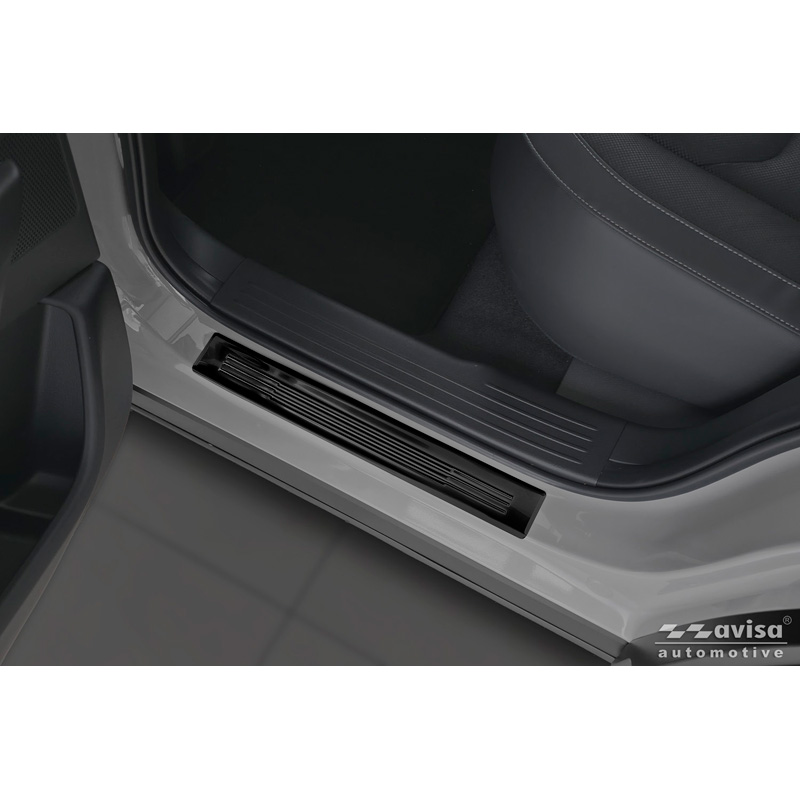Avisa Zwart RVS Instaplijsten  Mazda CX-5 III 2025- - 'Lines' - 4-delig