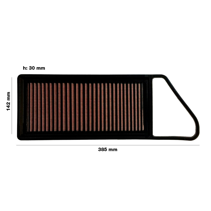 Simoni Racing Replacement air filter  Citroën C1, C2, C3, Nemo, Xsara / Ford Fiesta, Fusion / Mazda 2 / Peugeot 1007, 107, 206, 207, Bipper / Toyota Aygo 1.4 Diesel