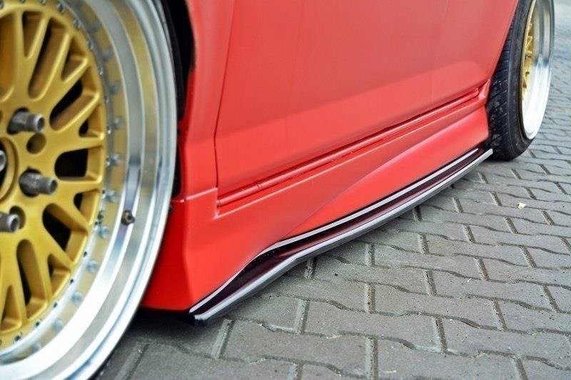 Zijskirts Diffusers Honda Jazz MK1 Glanzend Zwart