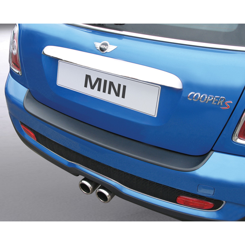 ABS Rear bumper protector  BMW Mini One/Cooper(incl S & JCW)/Cabrio/Coupé/Roadster 2006- Black