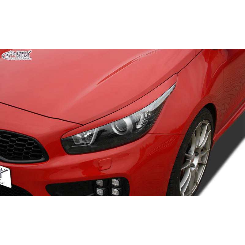 Koplampspoilers  Kia Cee'd & Pro Cee'd JD 2012- (ABS)