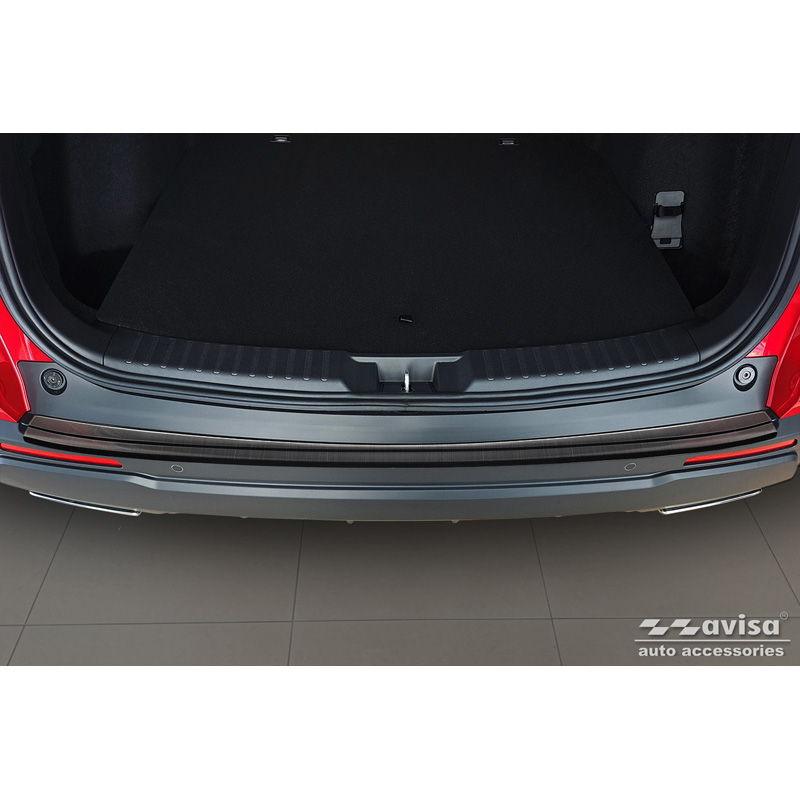 Black Stainless Steel Rear bumper protector  Honda CR-V VI 2023-