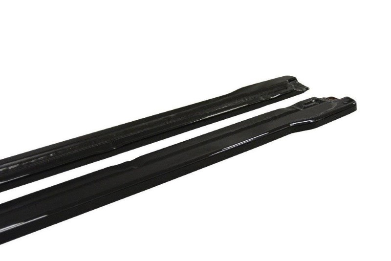 Zij Skirts Diffusers Audi Q2 MK.1 Glanzend Zwart