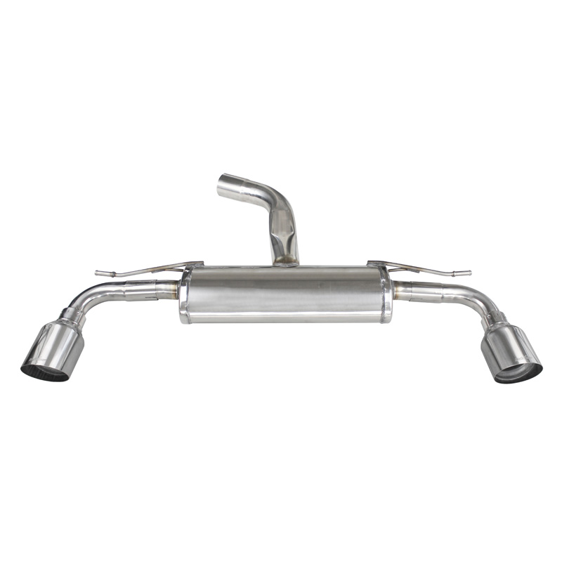 100% Inox Double Sport Exhaust  Volkswagen Golf VII 2.0 GTI (7.5) 245hp 2017- 1x102mm Racing