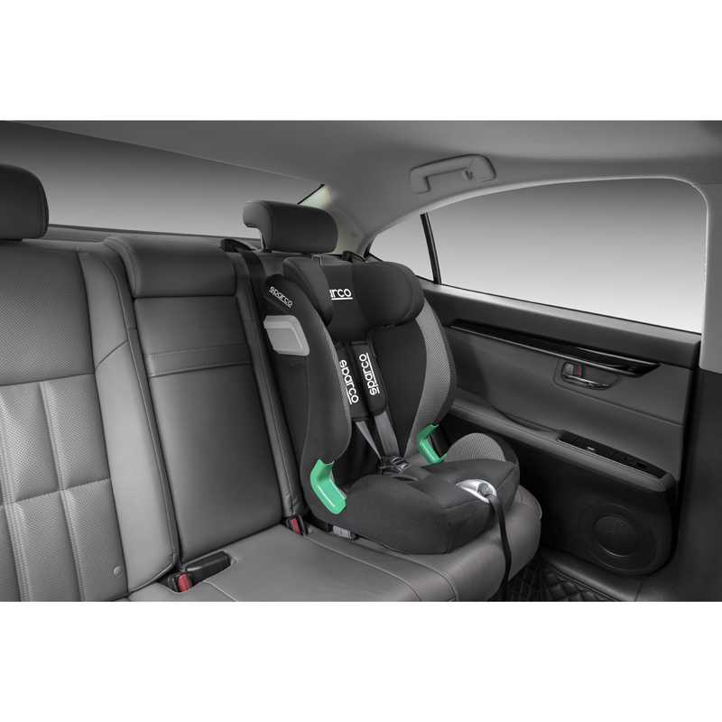 Sparco child seat SK5000I (Isofix) Black/Grey i-Size 76-150cm (ECE-R129/03)