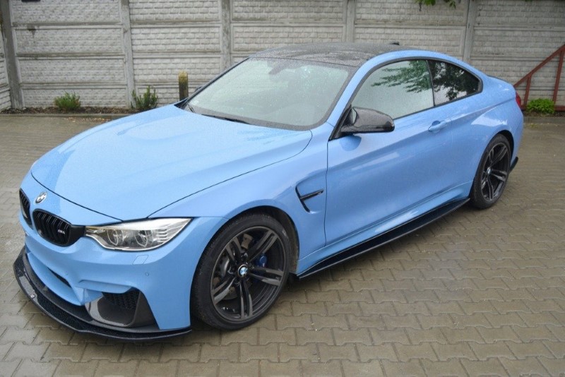 Zijskirts Diffusers BMW M4 F82 Glanzend Zwart