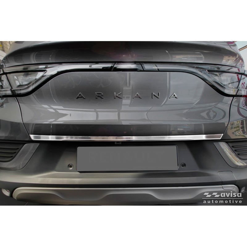 Avisa Brushed Stainless Steel Trunk Tailgate Trim Cover  Renault Arkana 2020-