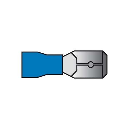 Kabelverbinders 740 blauw 10st
