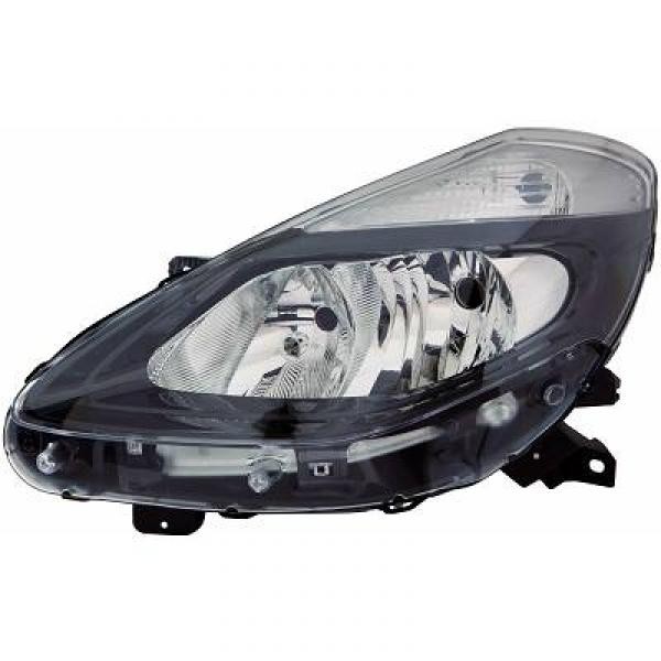 Koplamp rechts CLIO 09->> TYC H7+H7