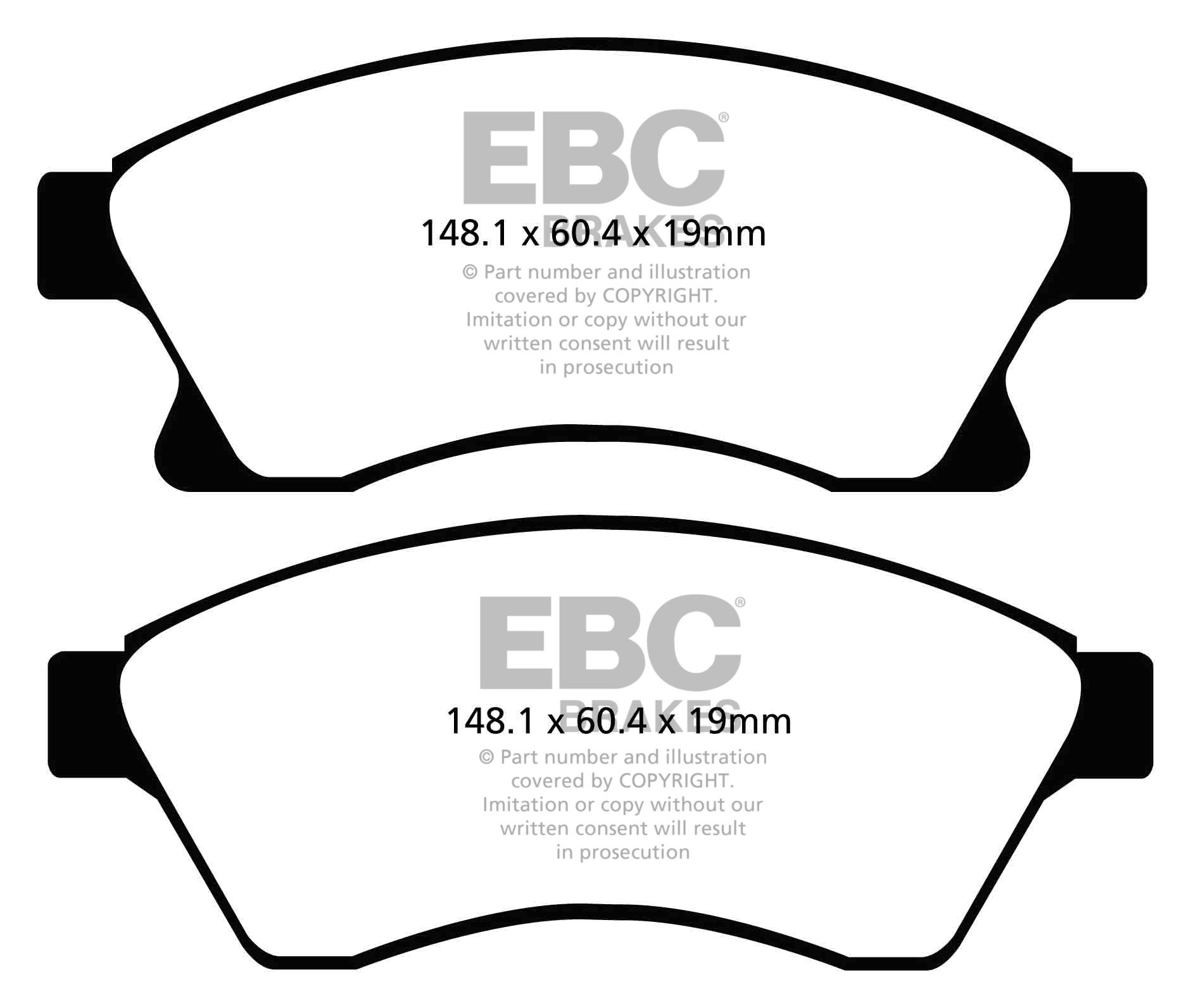 EBC Brakes OPEL Astra J 1.3 TD 2009-.. Remblokken voorzijde