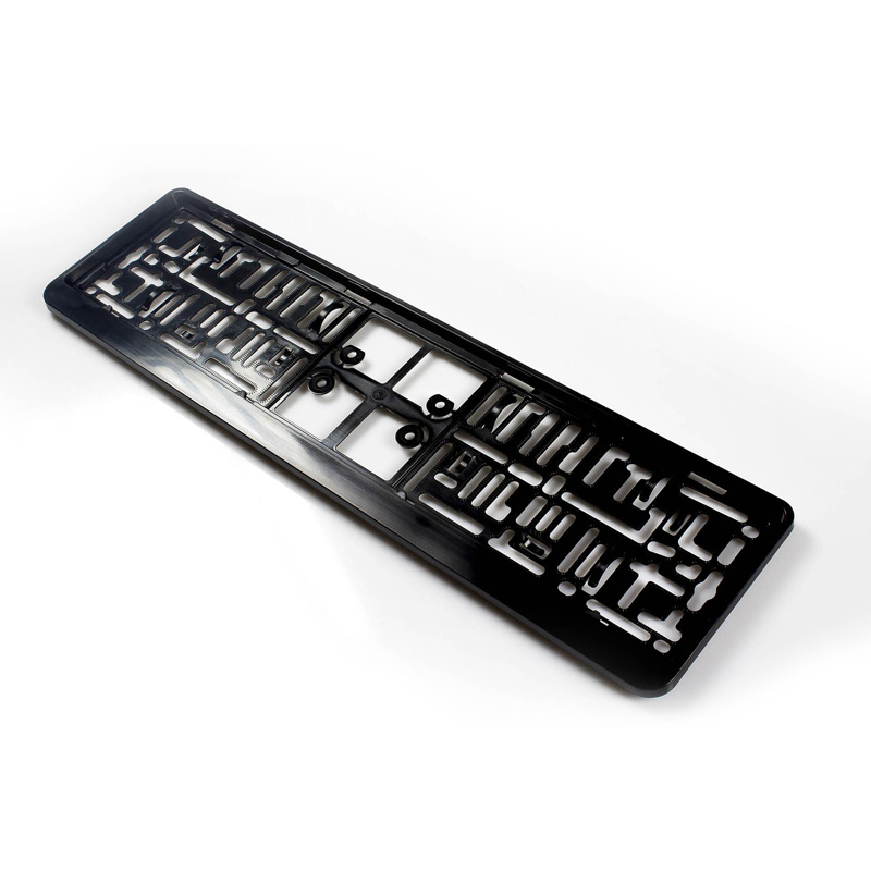 Synthetic license plate holder 'Click' 52x11cm Black
