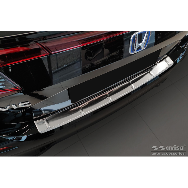 Stainless Steel Rear bumper protector  Honda Civic XI HB 2022- 'Ribs'