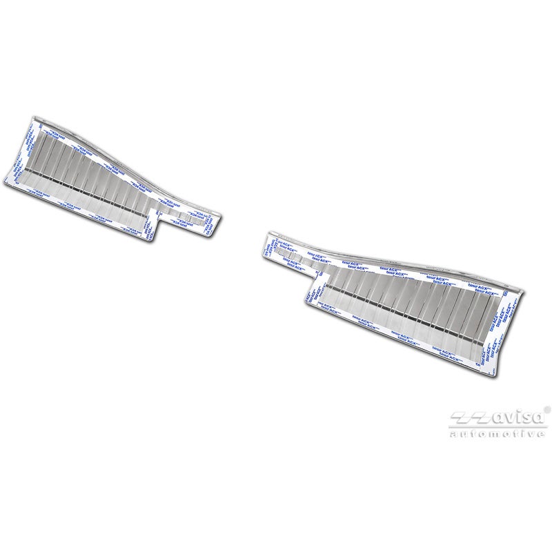 Avisa Stainless Steel Rear Bumper Protector  Opel Grandland II 2024- - Silver - 2-pieces