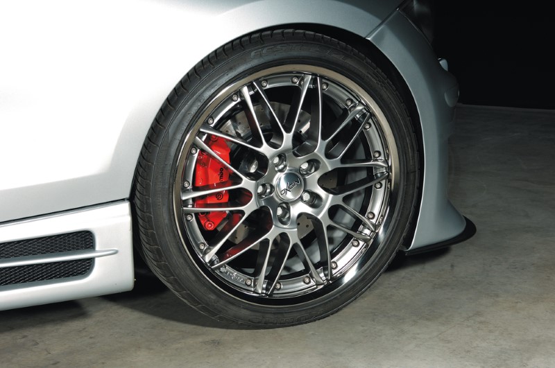 Sideskirts BMW E87 with 2 schacht and 2 uitsnedes Rieger
