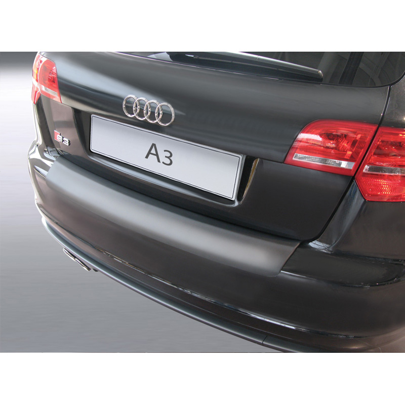 ABS Rear bumper protector  Audi A3 8P Sportback 2008-2012 Black