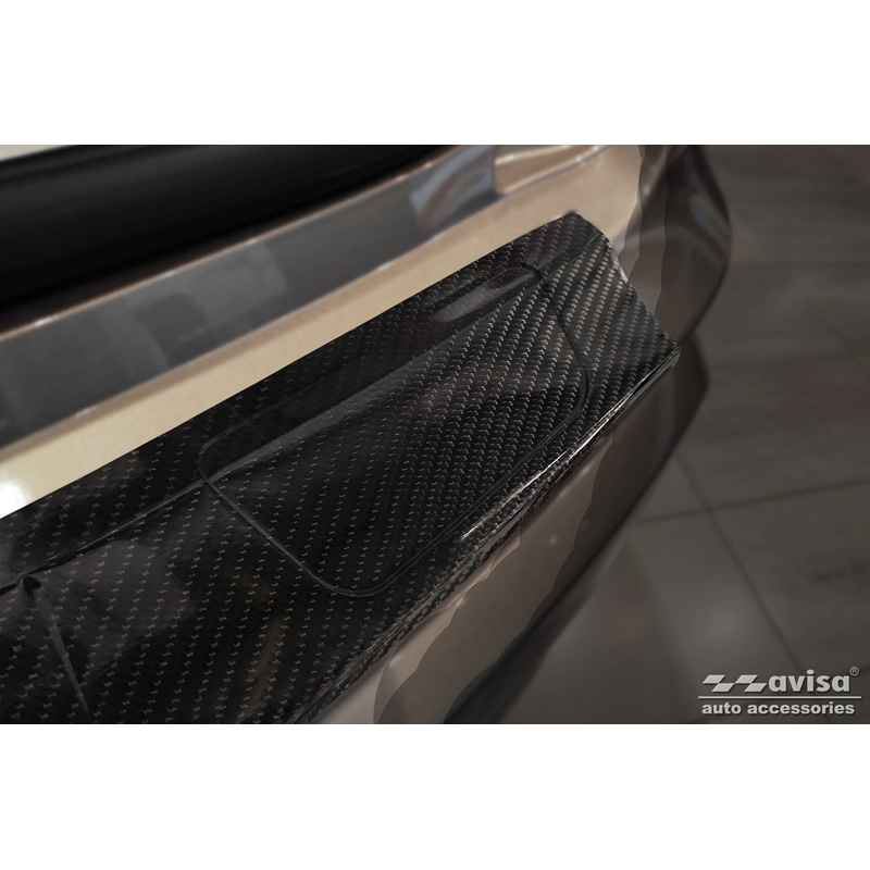 Echt 3D Carbon Achterbumperprotector  Ford Edge II Facelift 2018- incl. ST-Line & Vignale 'Ribs'