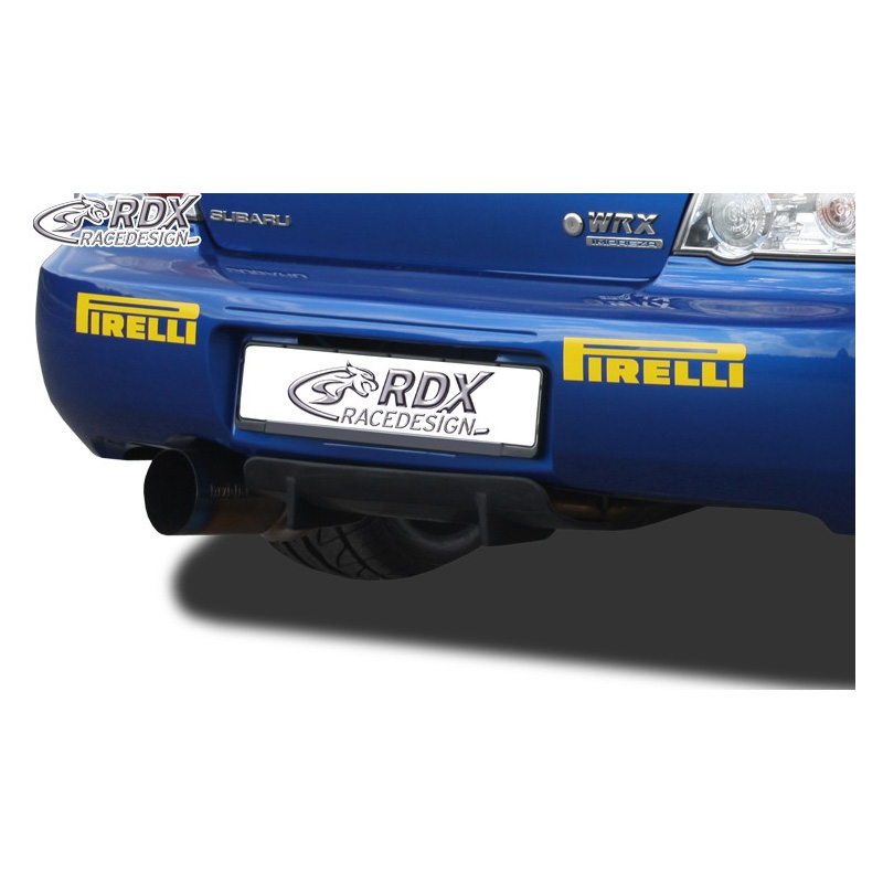 Rear bumper skirt 'Diffusor U-Diff'  Subaru Impreza 3 (GD) WRX 2005-2007 (PU)
