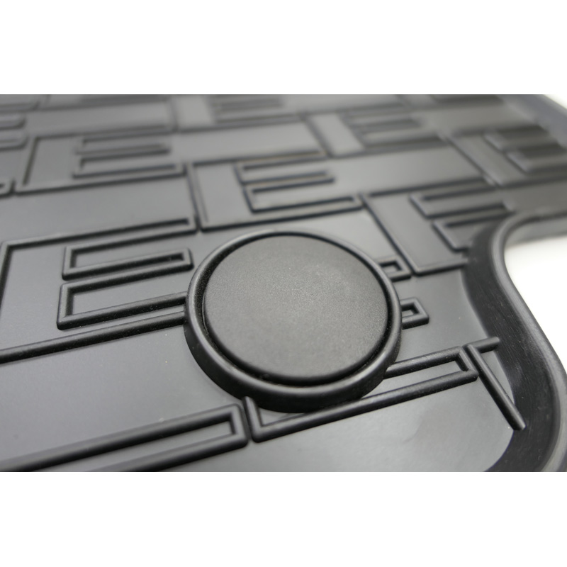 Rubber car mats set  Mercedes EQC (N293) 2019- (4-pieces + fixing system)