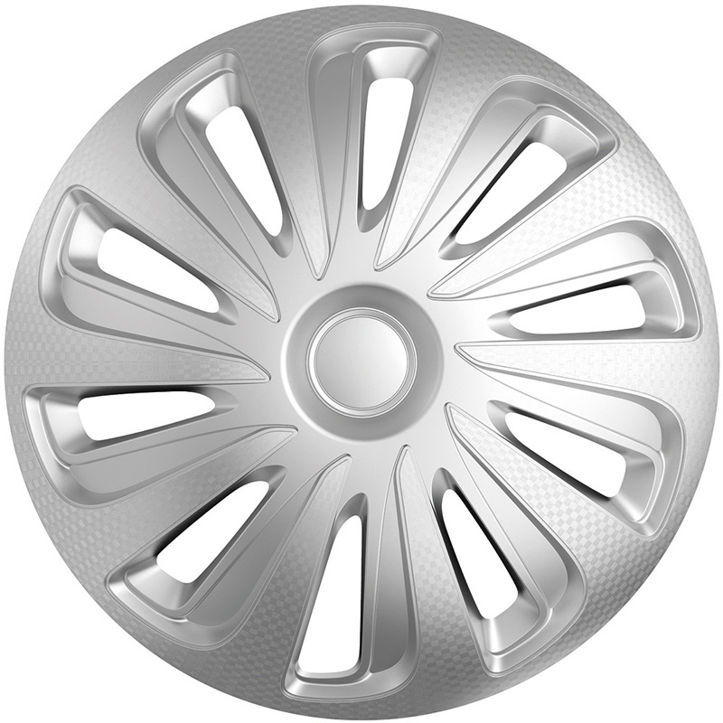 Set wheel covers Caliber 13-inch silver carbon-look