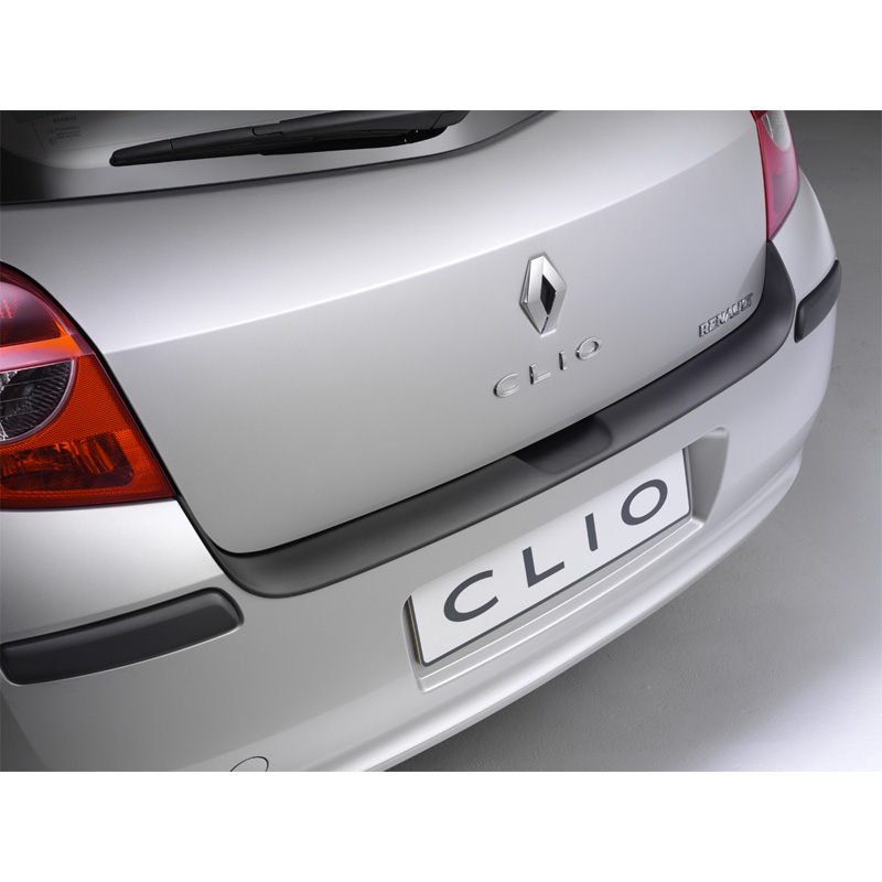 ABS Rear bumper protector  Renault Clio III 2005-2009 Black