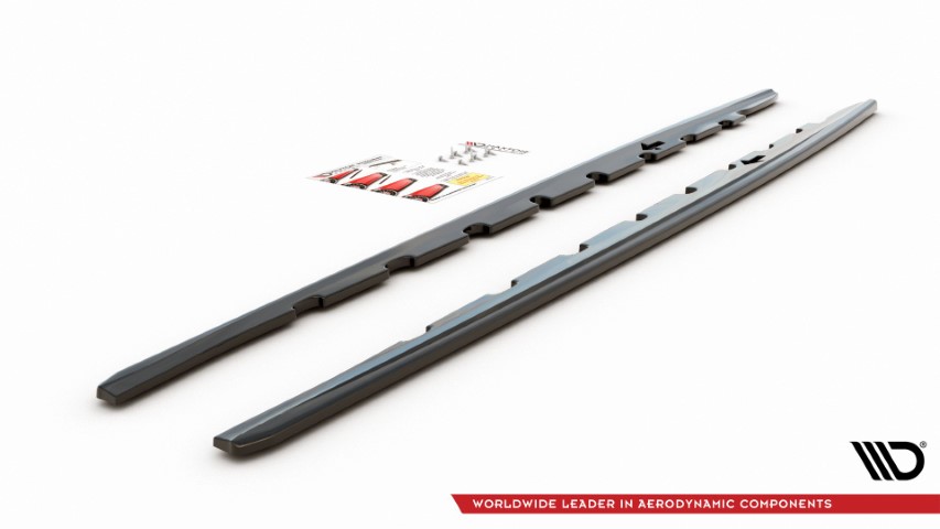 Zijskirts BMW 1 Serie F40 M-Pack/ M135i Glans Zwart V1