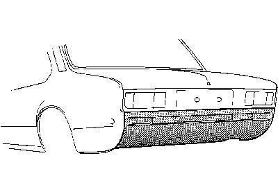 achtertussenpaneel, onder, Sedan, Coupe Opel Kadett C, 1974-1979