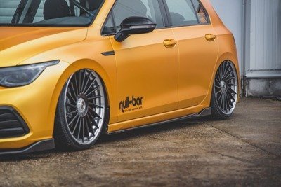Zijskirts Volkswagen Golf 8 Glans Zwart