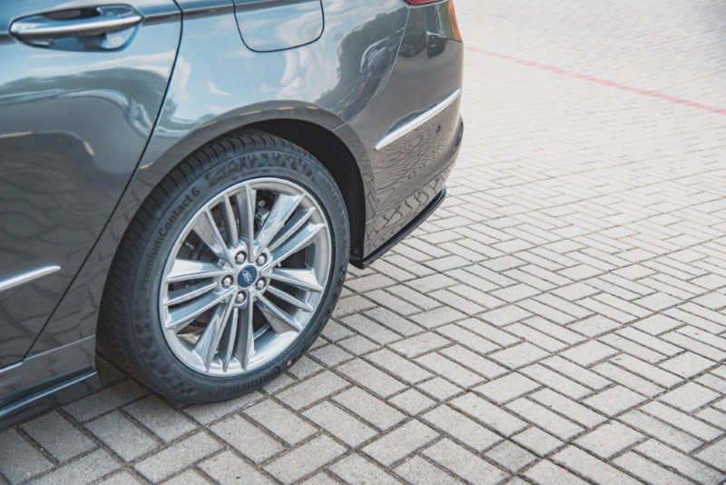 Achterzij Spoilers Ford Mondeo Vignale Mk5 Facelift Glanzend Zwart