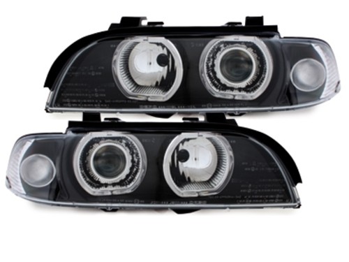 Headlights set BMW E39 95-00 black