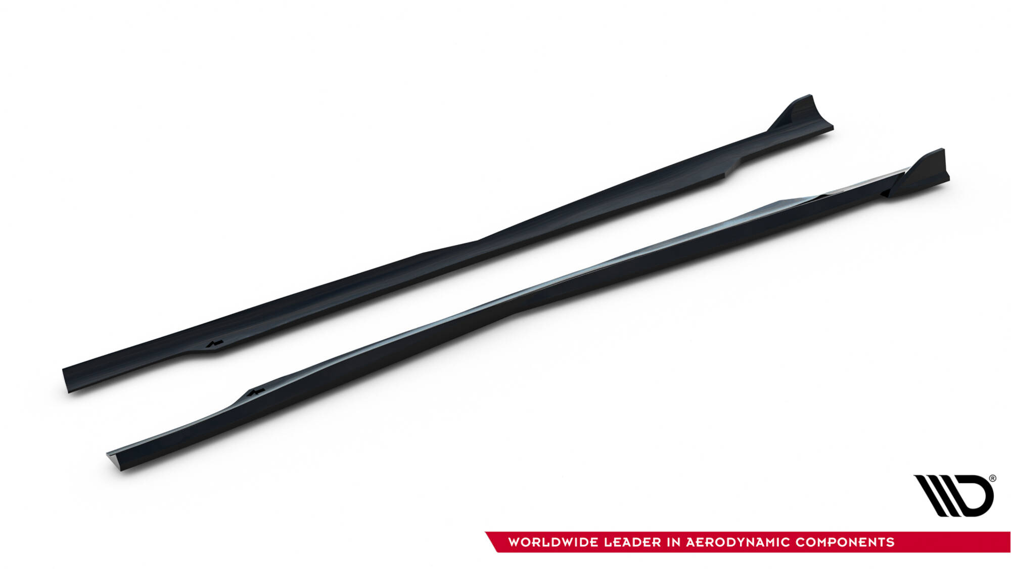 Street Pro Zijskirts Dodge Charger RT Scat Pack Widebody MK3 Facelift Maxton Glanzend zwart