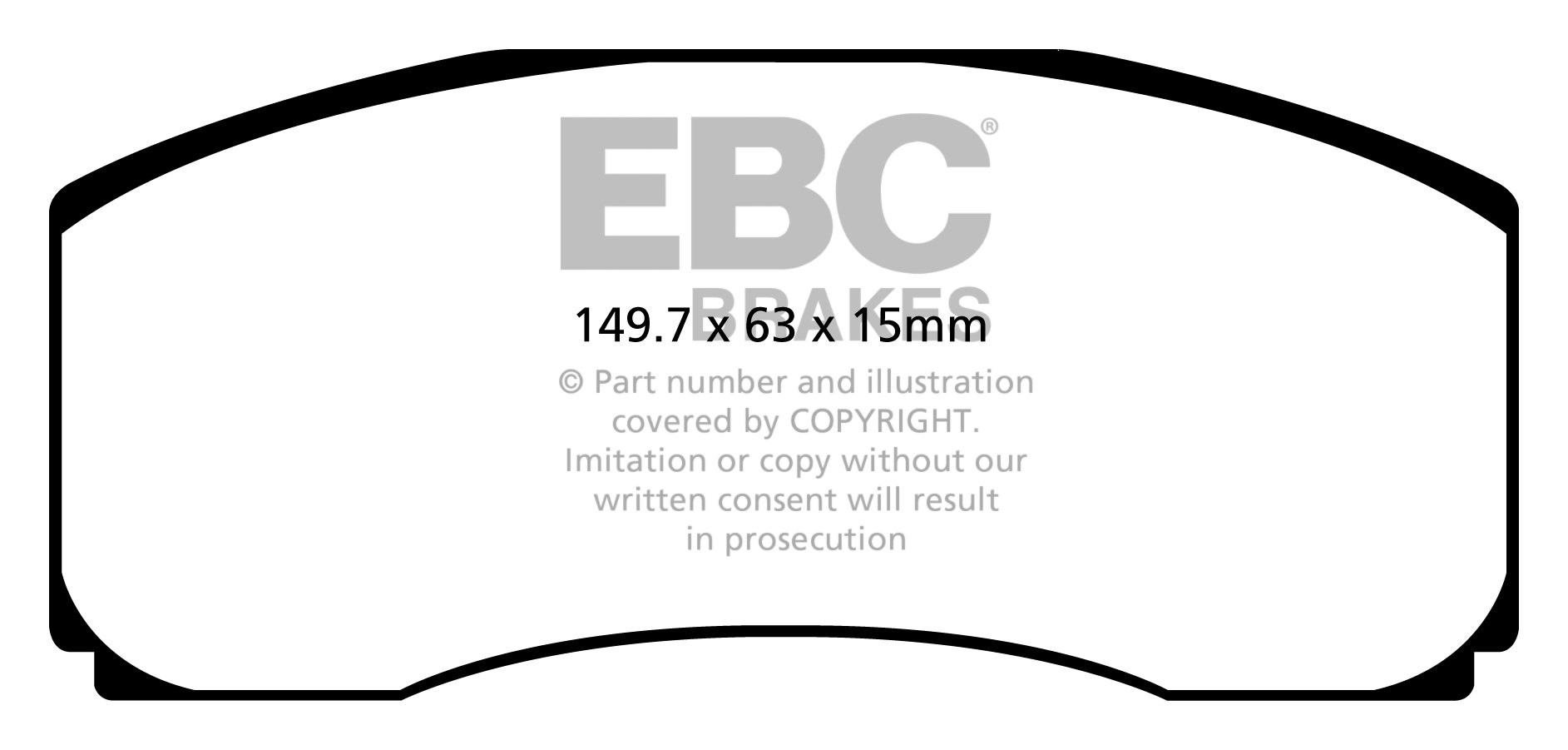 EBC Brakes LAND ROVER Range Rover 5.0 Supercharged 2009-.. Rembl