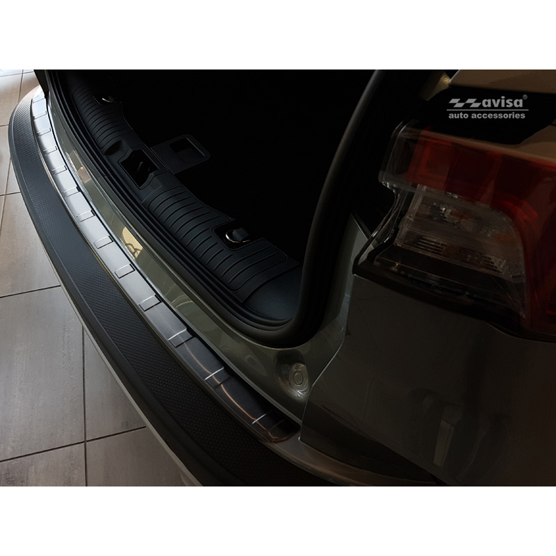Zwart RVS Achterbumperprotector  Ford Kuga III Titanium/Trend/Cool+Connect/Hybrid 2019-2024 & FL 2024- excl. ST-Line 'Ribs'