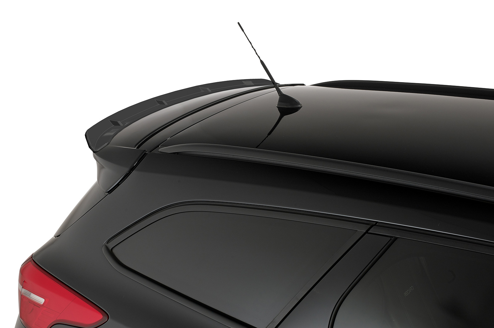 Spoiler Ford Focus MK3 ST CSR glans Zwart