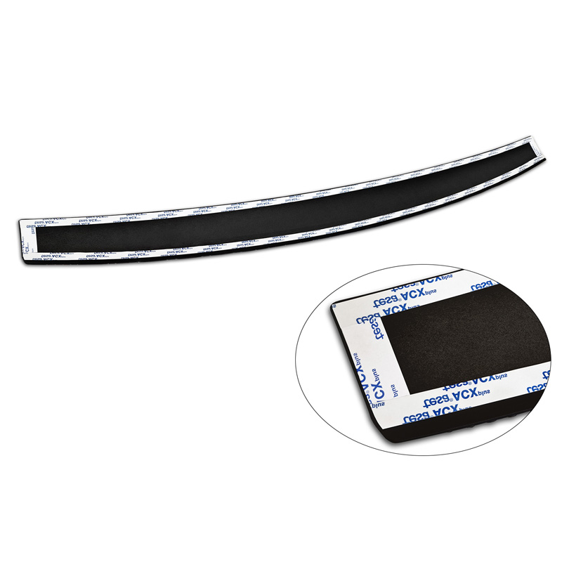 Matt Black Aluminum Rear bumper protector  Jeep Cherokee Facelift 2018- 'Riffled Plate'