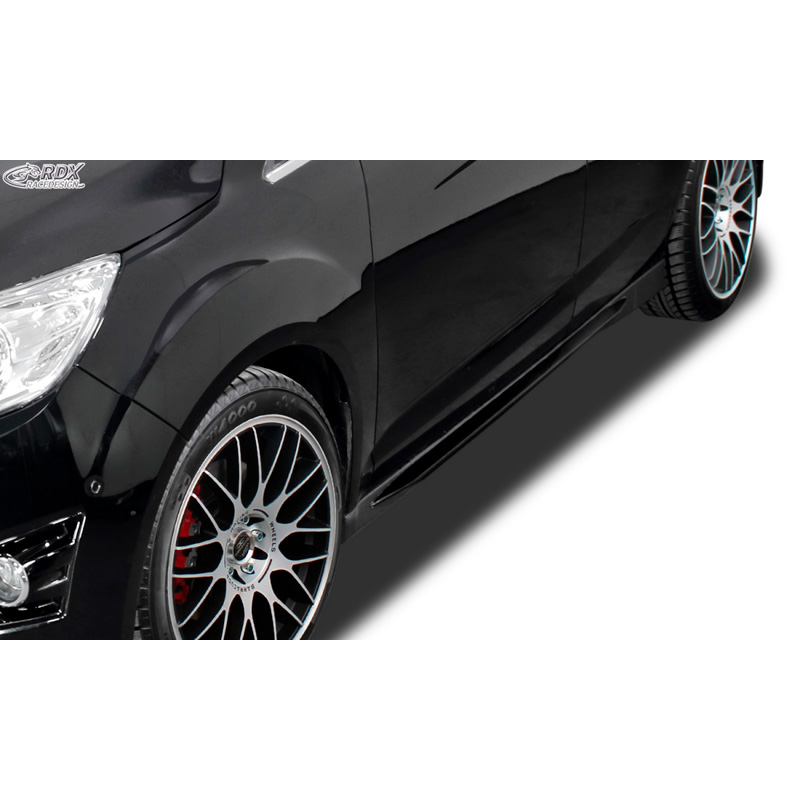 Side skirts 'Slim'  Ford C-Max/Grand C-Max -2015 & 2015- (ABS glossy black)