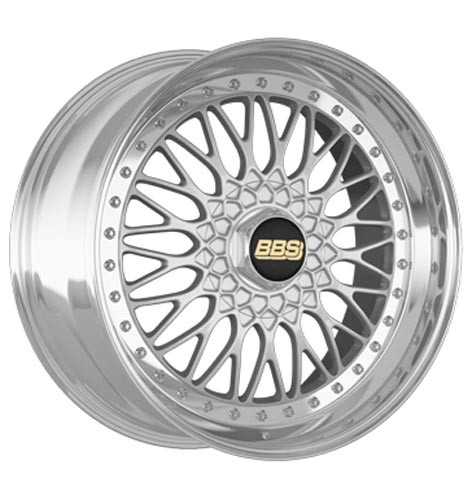 BBS Super RS brillantsilber diamant-gedreht 8,5x19 5x112 ET48