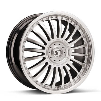 Velgen Schmidt CF-Line-1-dlg-Highglosszilver 9.5x20 5x120 ET35