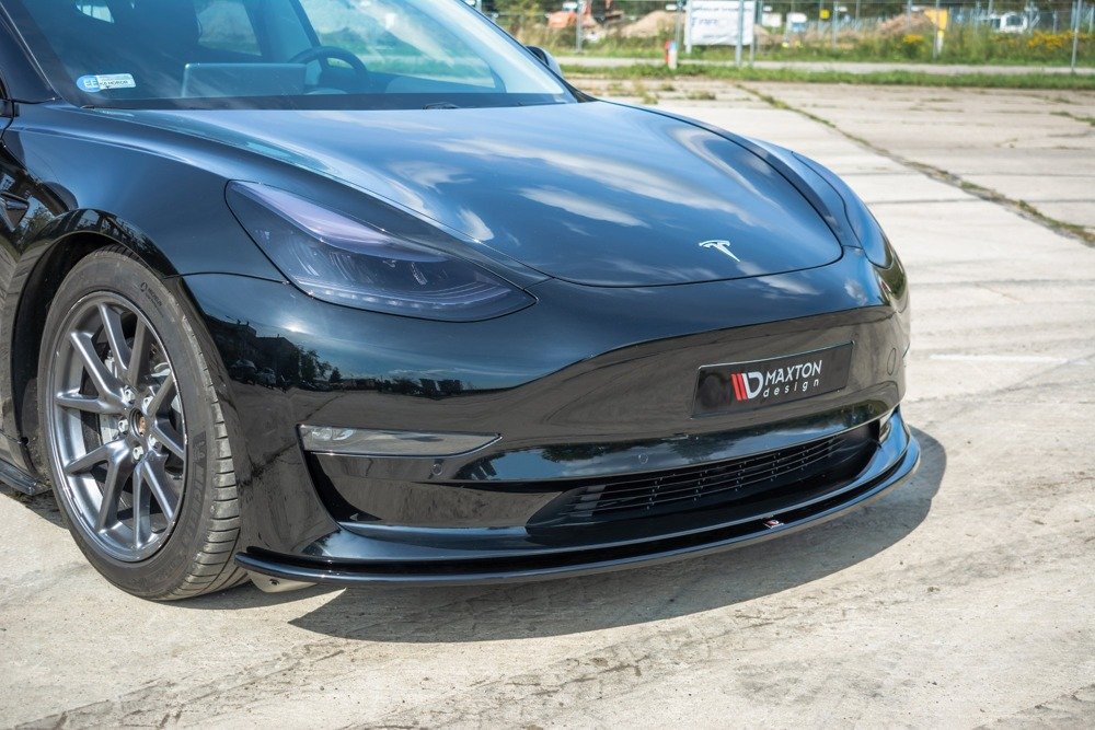 Voorspoiler Tesla Model 3 Gloss-Black