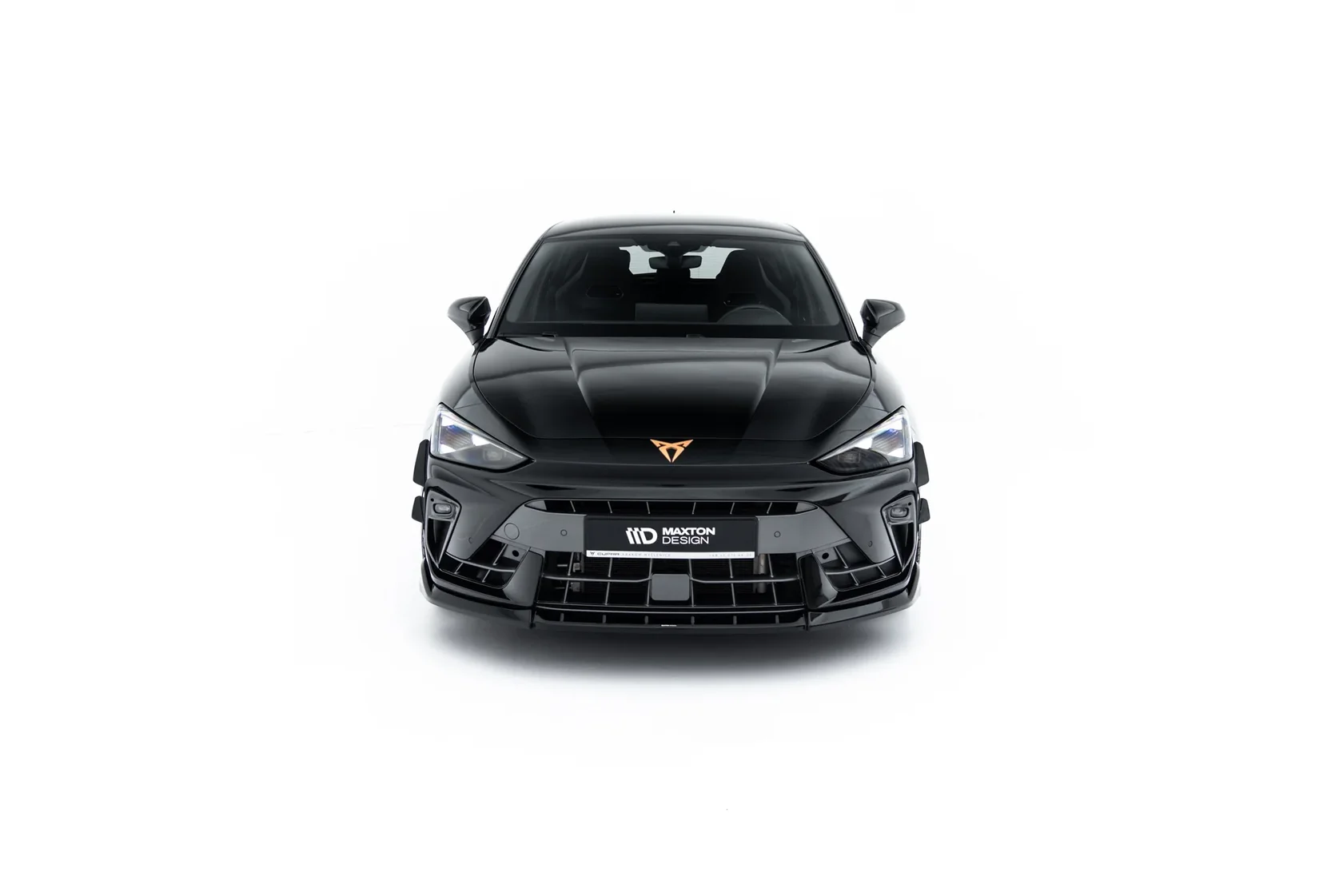 Voorspoiler Cupra Leon ST / Hatchback Mk1 Facelift V.1 Glans Zwart